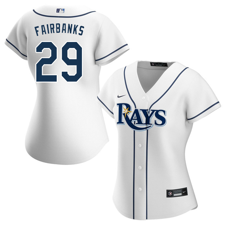 Nike Women #29 Peter Fairbanks Tampa Bay Rays Baseball Jerseys Sale-White